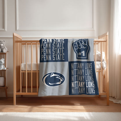 Penn State Nittany Lions Swaddle Blanket Lifestyle