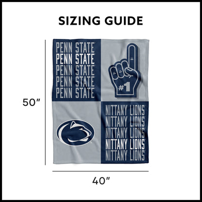 Penn State Nittany Lions Swaddle Blanket Dimensions