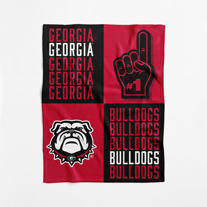 Georgia Bulldogs Swaddle Blanket