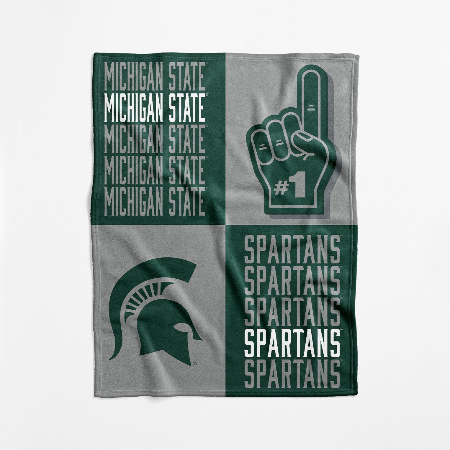 Michigan State Spartans Swaddle Blanket