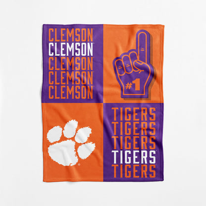 Clemson Tigers Swaddle Blanket