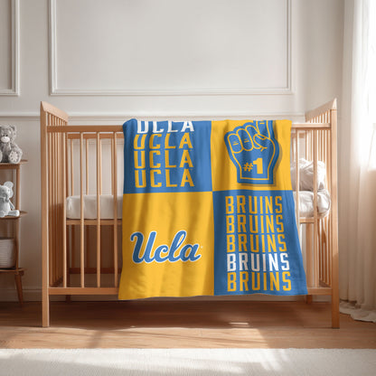 UCLA Bruins Swaddle Blanket Lifestyle
