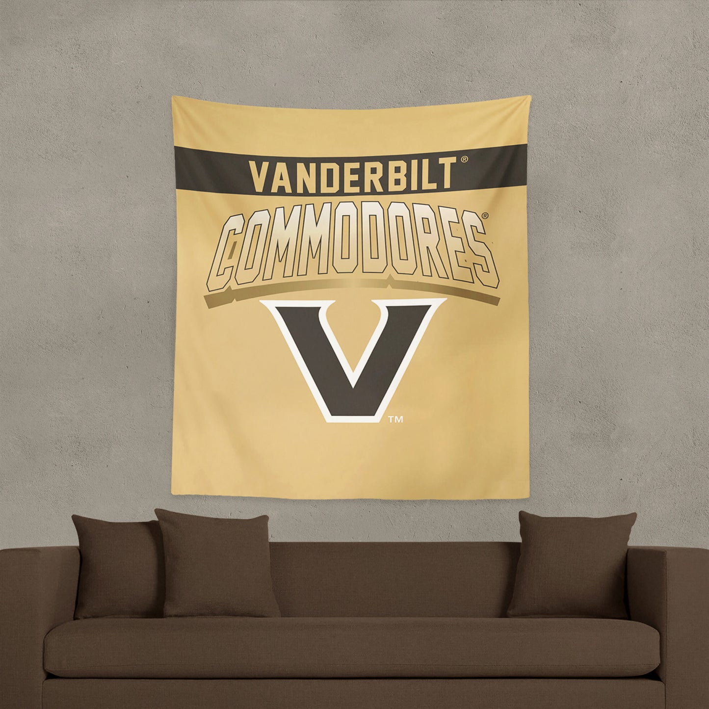 Vanderbilt Commodores bevel wall hanging Lifestyle