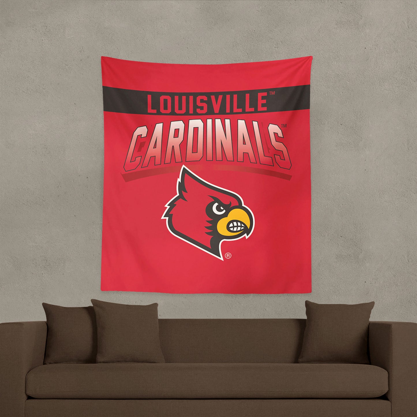 Louisville Cardinals bevel wall hanging Lifestyle