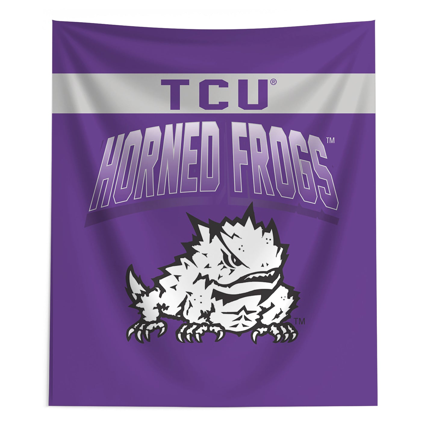 TCU Horned Frogs bevel wall hanging
