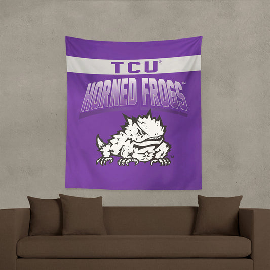 TCU Horned Frogs bevel wall hanging Lifestyle