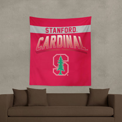 Stanford Cardinal bevel wall hanging Lifestyle