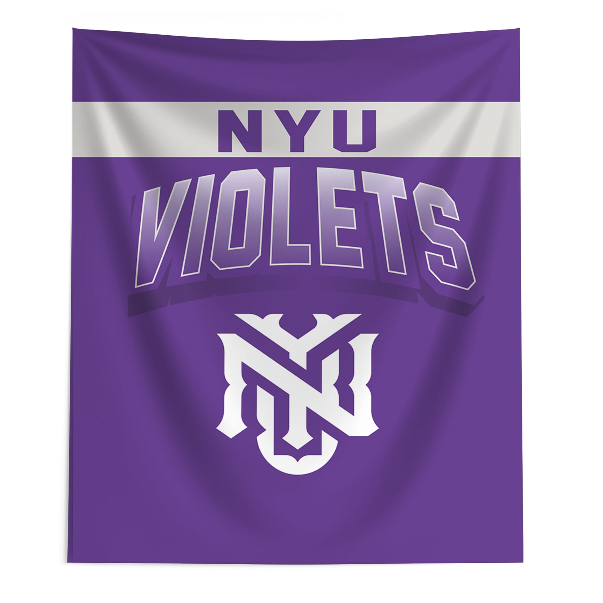 NYU Violets bevel wall hanging