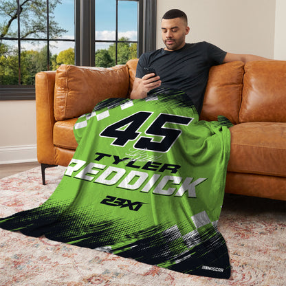 NASCAR Tyler Reddick lounging throw blanket