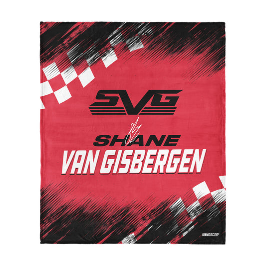 NASCAR Shane Van Gisbergen silk touch throw blanket