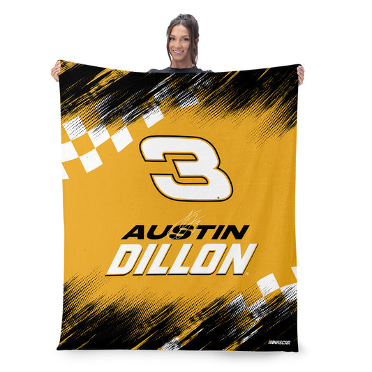 NASCAR Austin Dillon large throw blanket