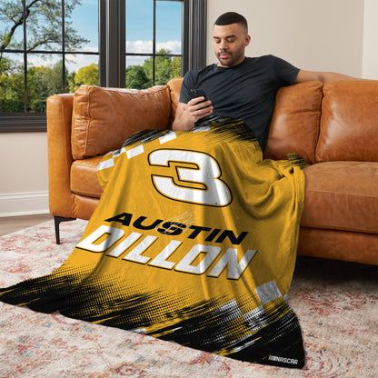 NASCAR Austin Dillon lounging throw blanket