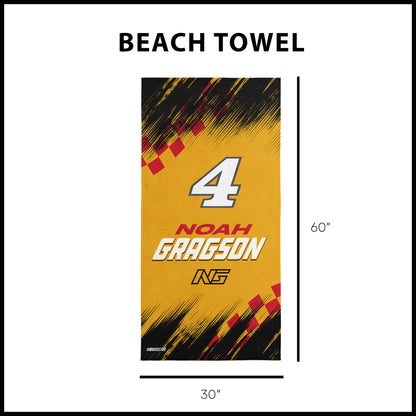 NASCAR Noah Gragson Beach Towel Dimensions