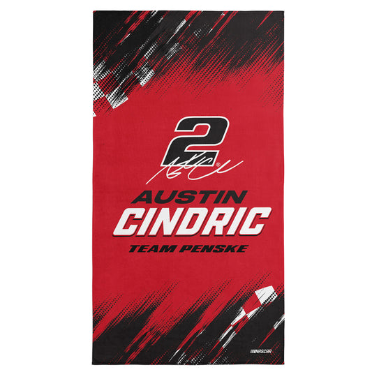 NASCAR Austin Cindric Beach Towel