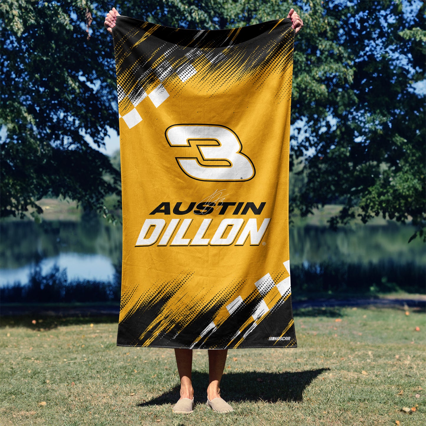 NASCAR Austin Dillon Beach Towel Lifestyle