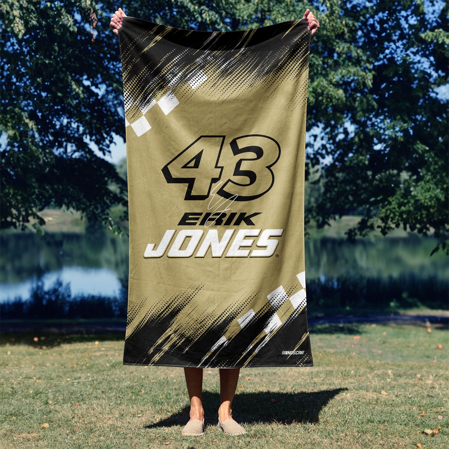 NASCAR Erik Jones Beach Towel Lifestyle