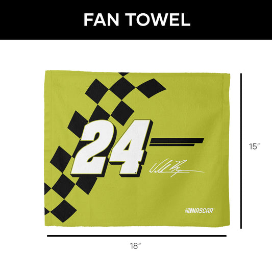 NASCAR William Byron Fan Towel set dimensions
