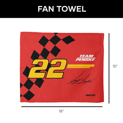 NASCAR Joey Logano Fan Towel set dimensions