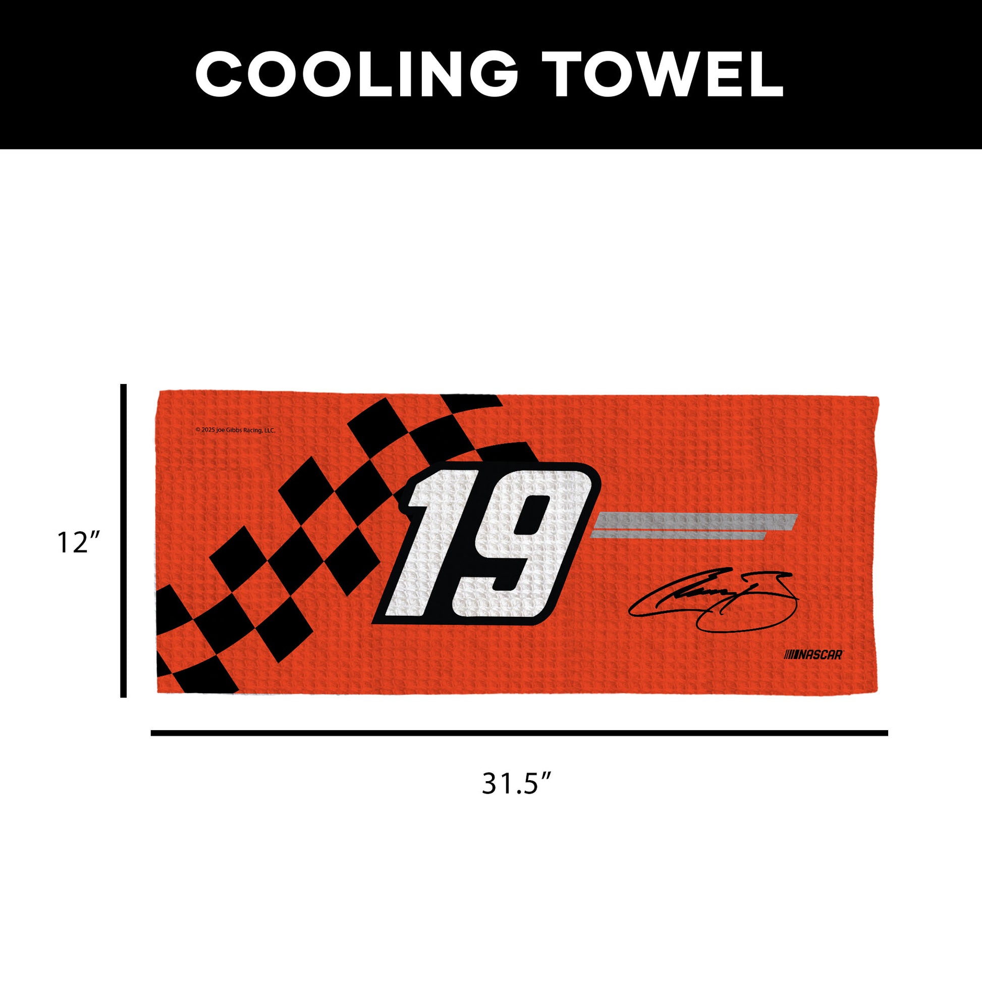 NASCAR Chase Briscoe Sweat Absorbing Towel Dimensions