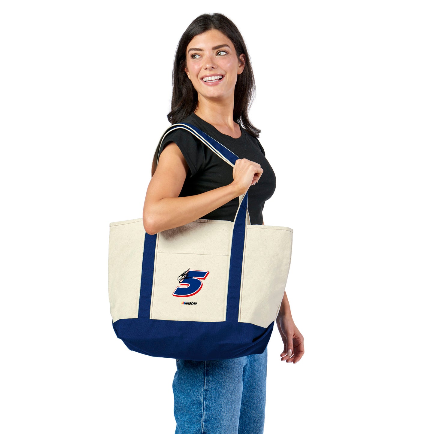 NASCAR Kyle Larson Canvas Tote Lifestyle