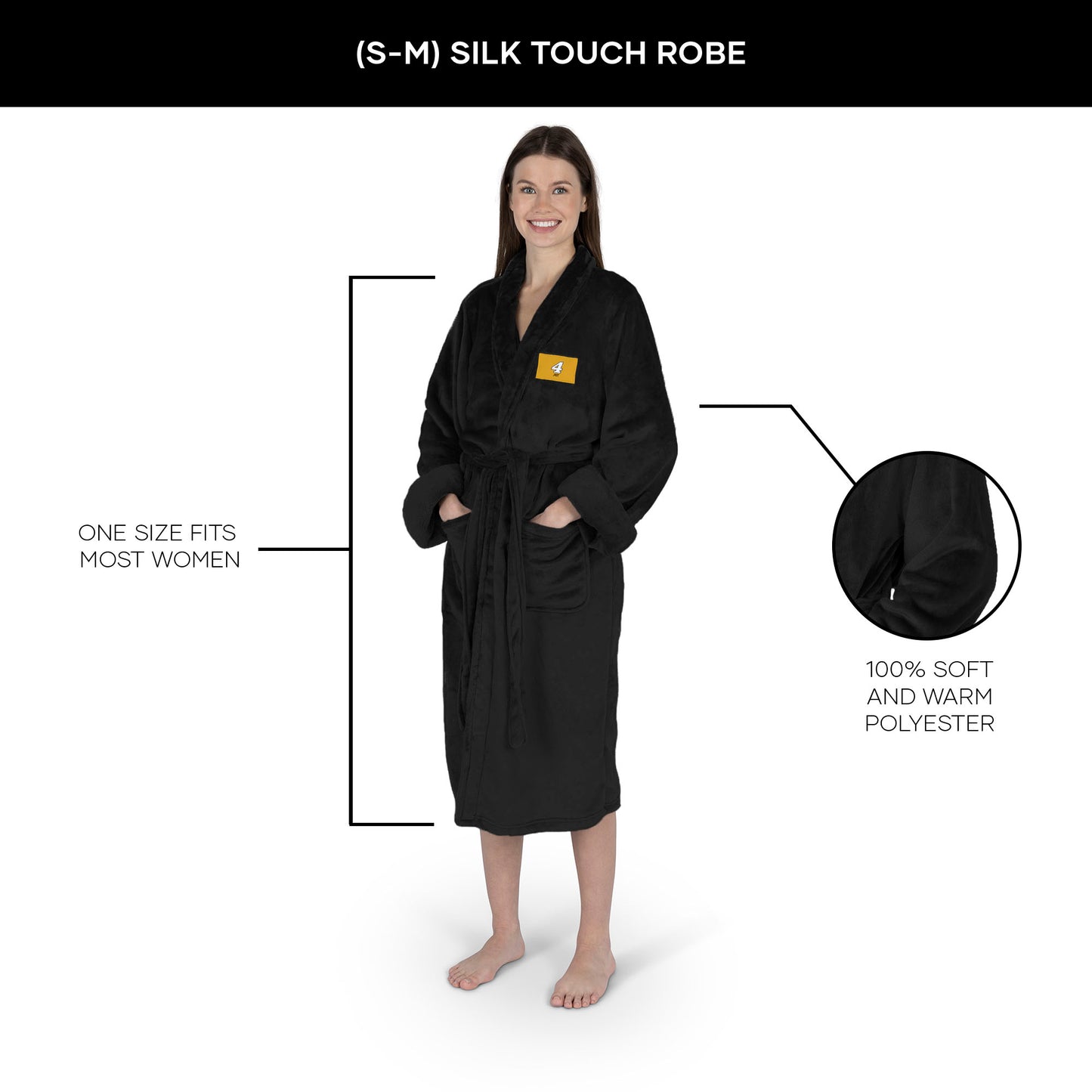 Noah Gragson silk touch women bathrobe