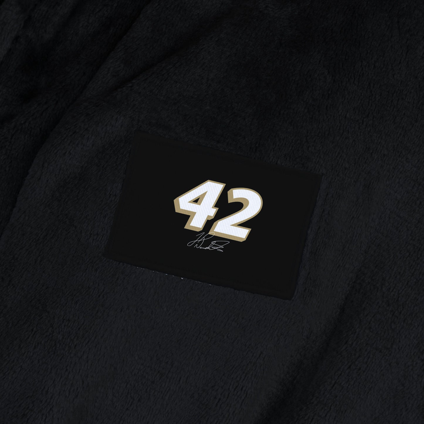 John Hunter Nemechek silk touch bathrobe logo patch