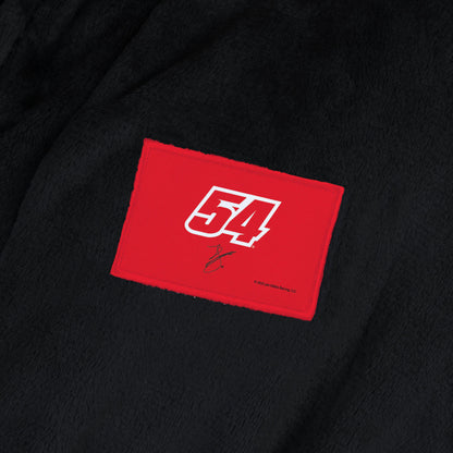 Ty Gibbs silk touch bathrobe logo patch