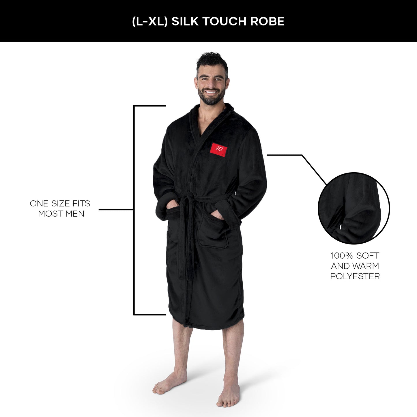 Ty Gibbs silk touch men bathrobe