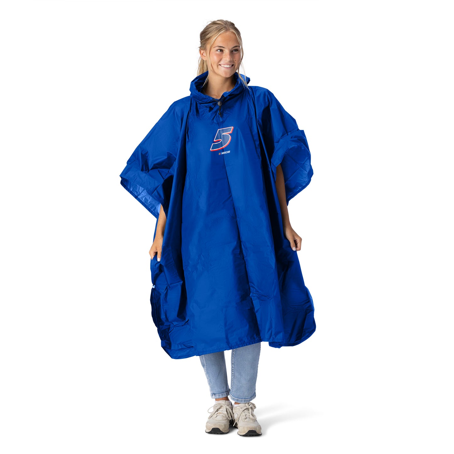 NASCAR Kyle Larson rain poncho