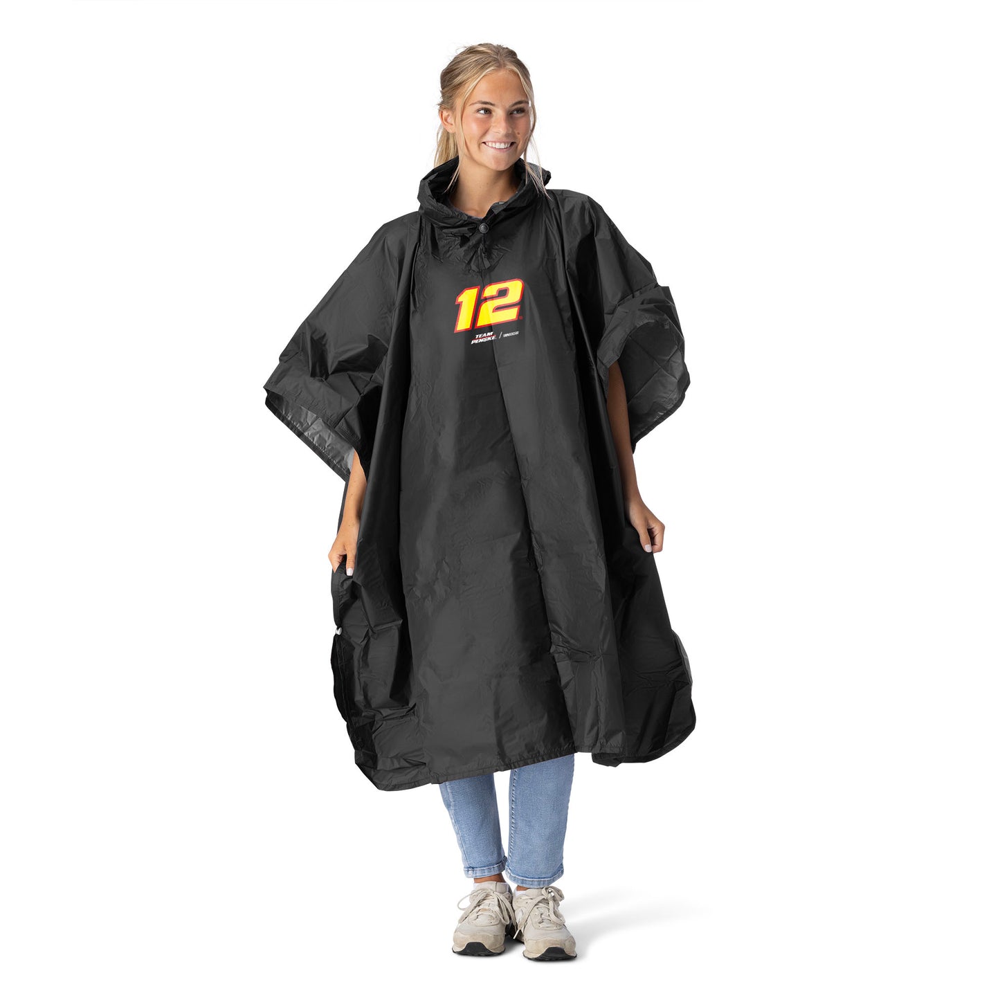 NASCAR Ryan Blaney rain poncho