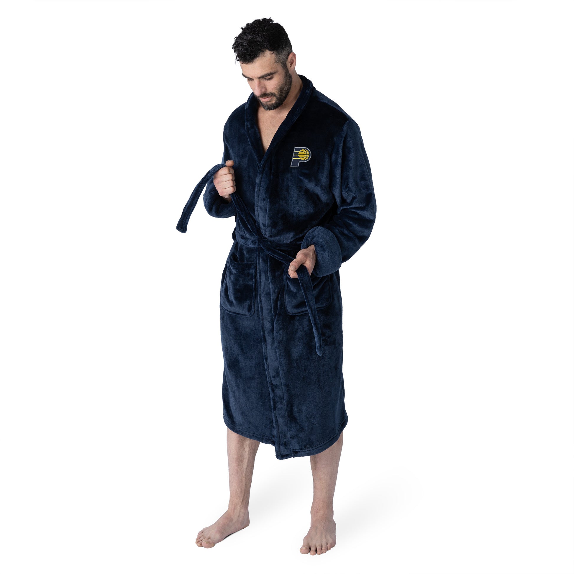 Indiana Pacers silk touch bathrobe lifestyle
