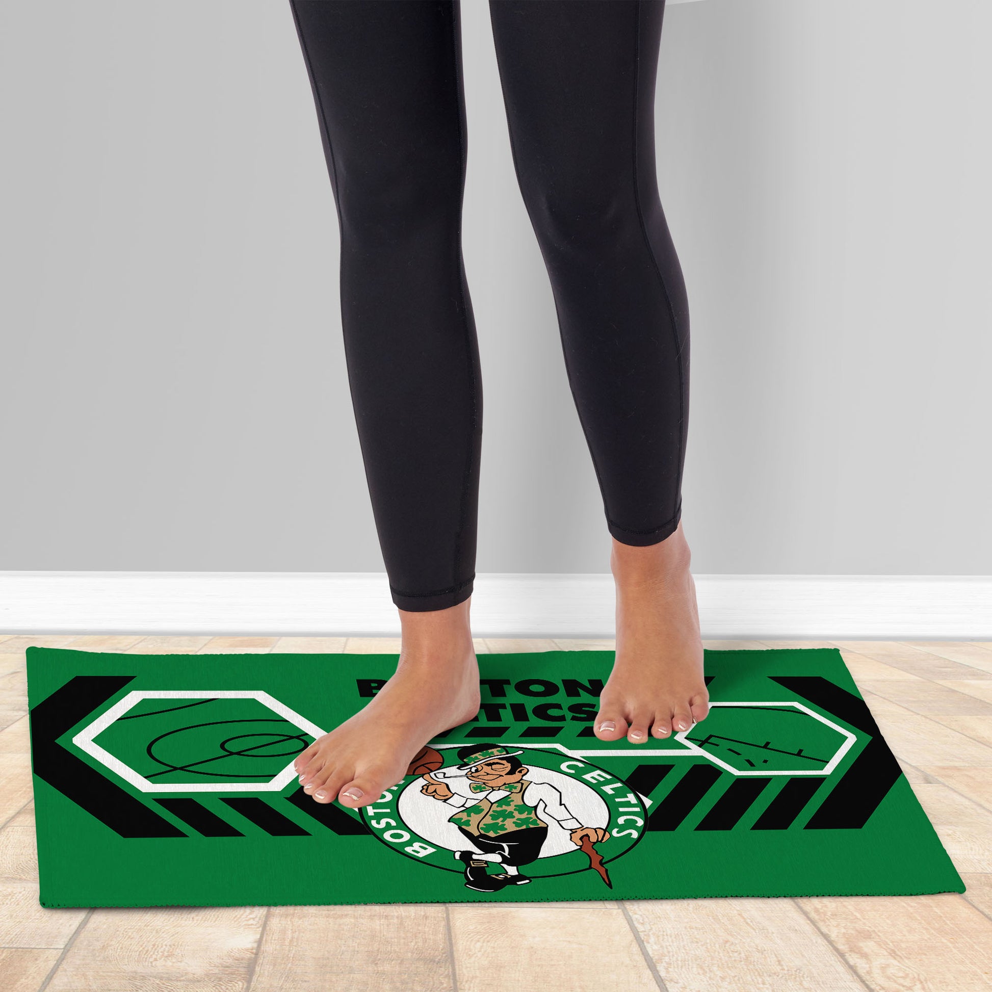 Boston Celtics floor mat