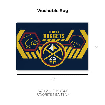 Denver Nuggets Washable Rug Dimensions