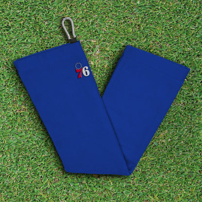 Philadelphia 76ers tri-fold golf towel