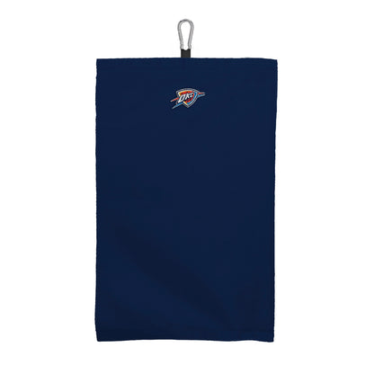 Oklahoma City Thunder MicroFiber Embroidered Logo Golf Towel