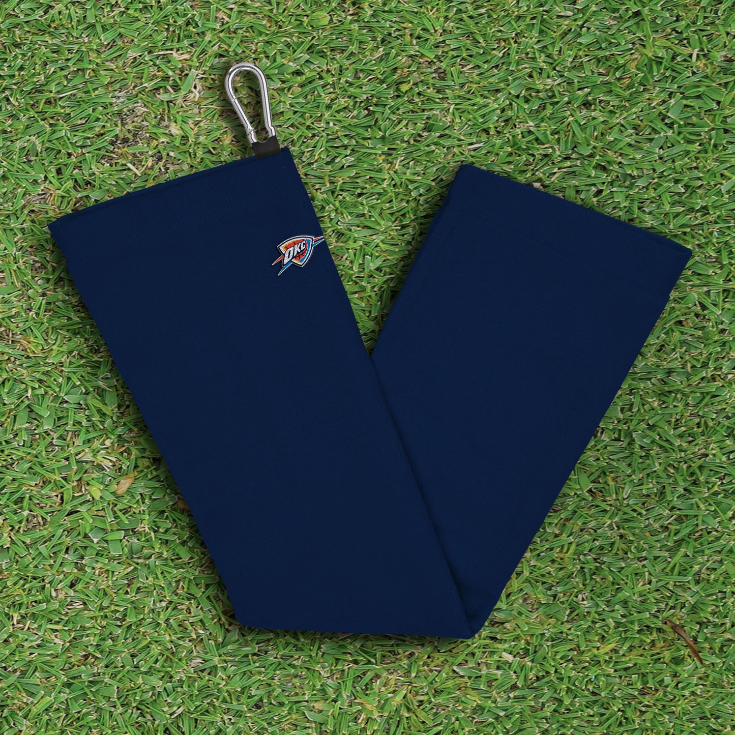 Oklahoma City Thunder tri-fold golf towel