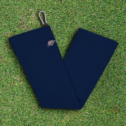Oklahoma City Thunder tri-fold golf towel