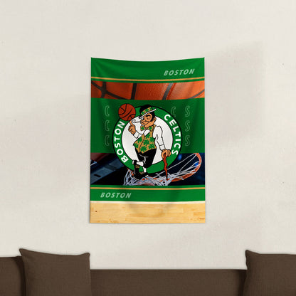 Boston Celtics Wall Hanging Tapestry Lifestyle