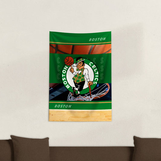 Boston Celtics Wall Hanging Tapestry Lifestyle