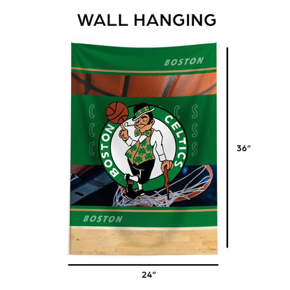 Boston Celtics Wall Hanging Tapestry Dimensions