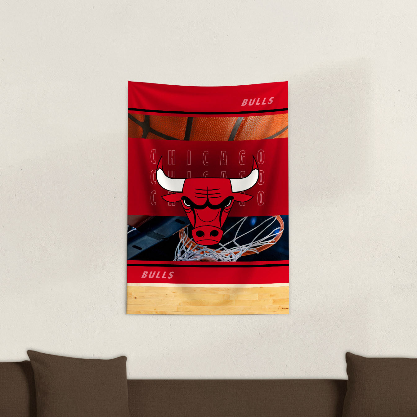 Chicago Bulls Wall Hanging Tapestry Lifestyle