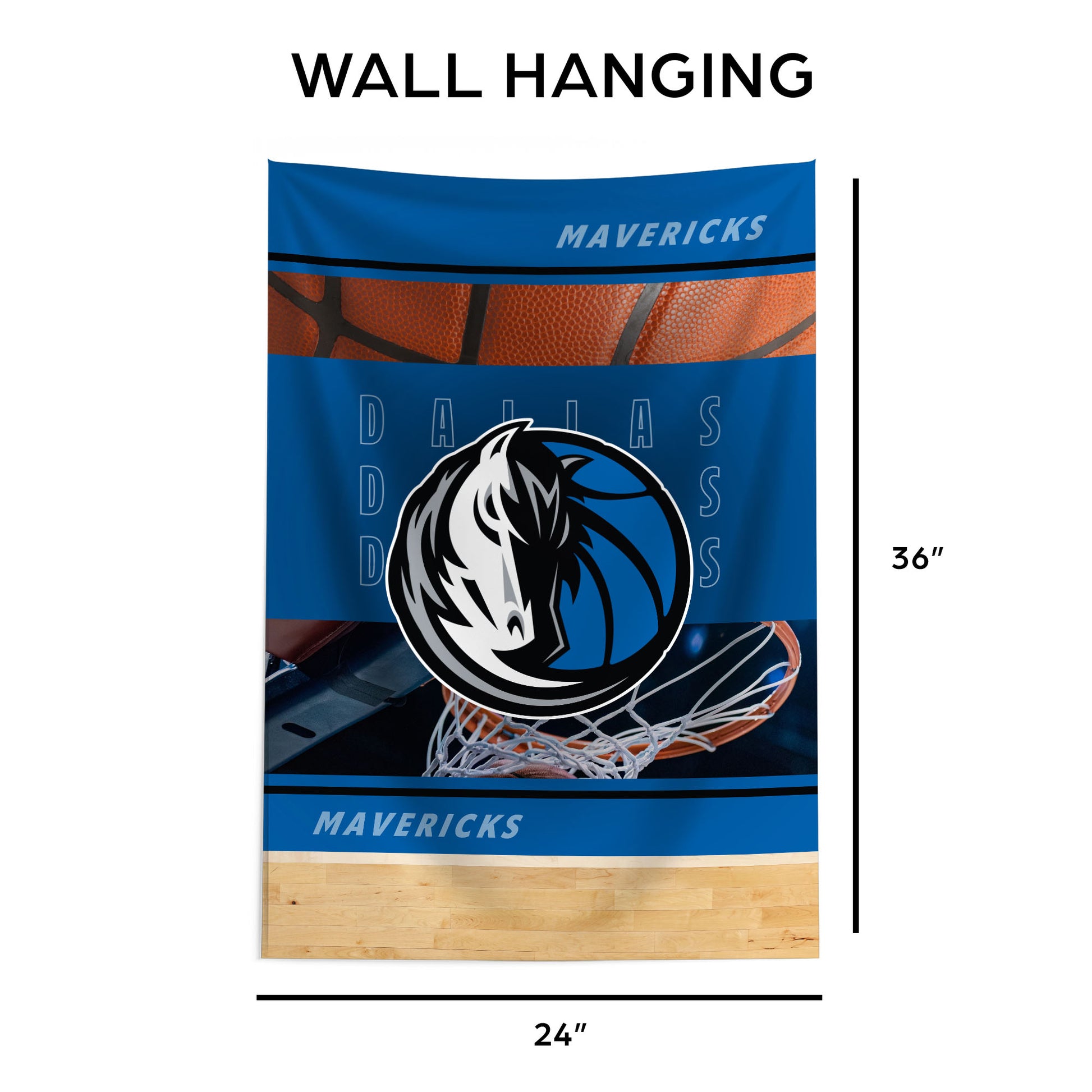 Dallas Mavericks Wall Hanging Tapestry Dimensions
