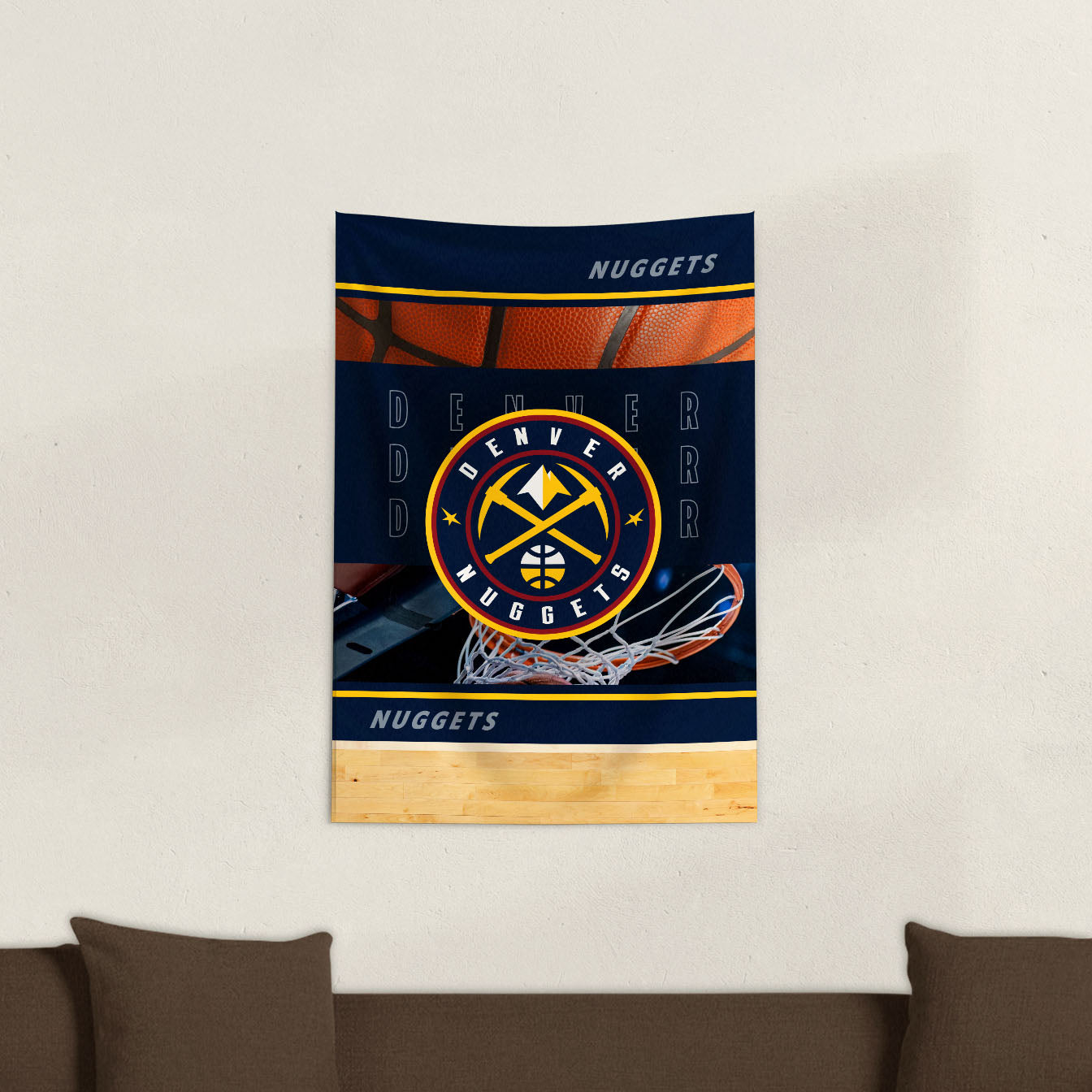 Denver Nuggets Wall Hanging Tapestry Lifestyle