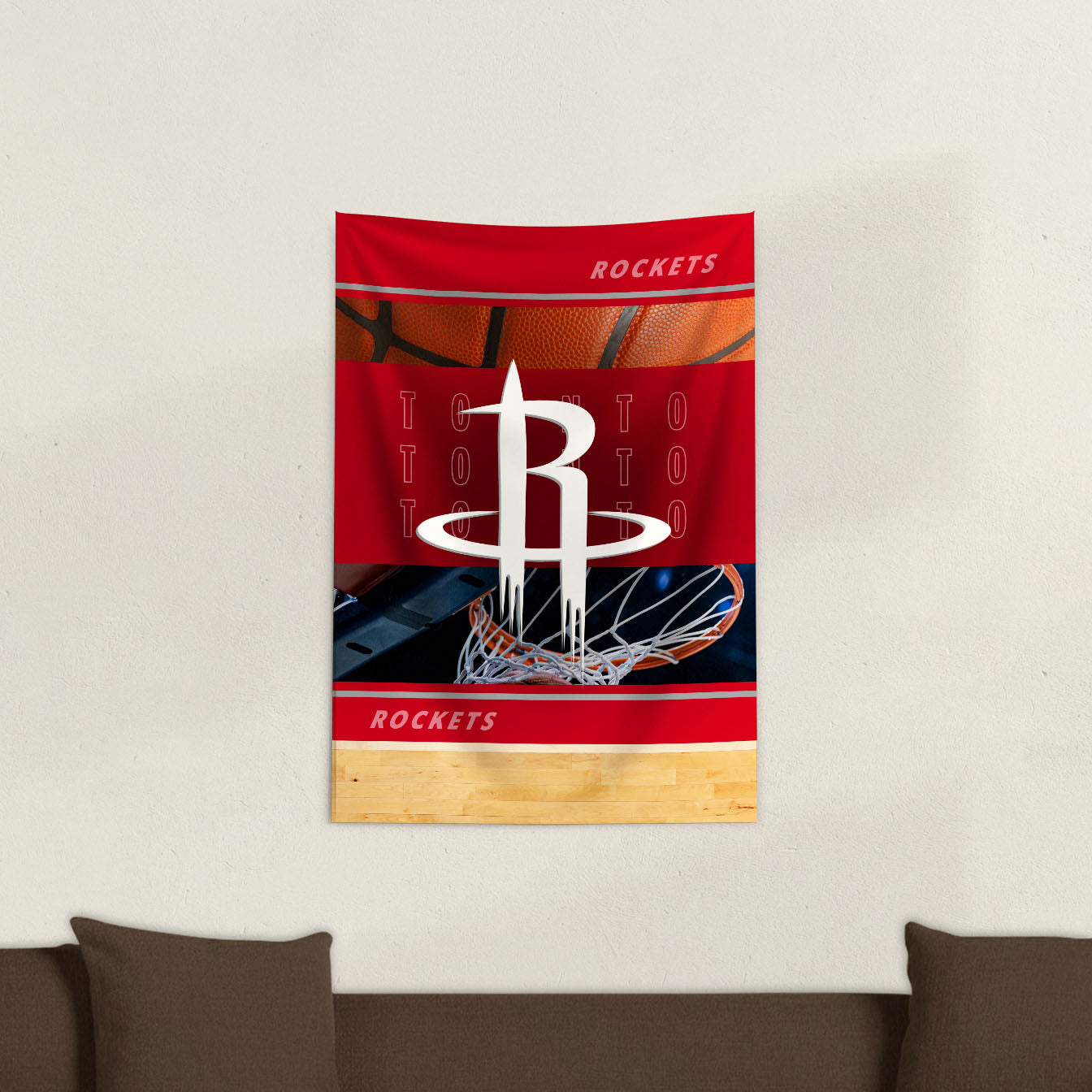 Houston Rockets Wall Hanging Tapestry Lifestyle