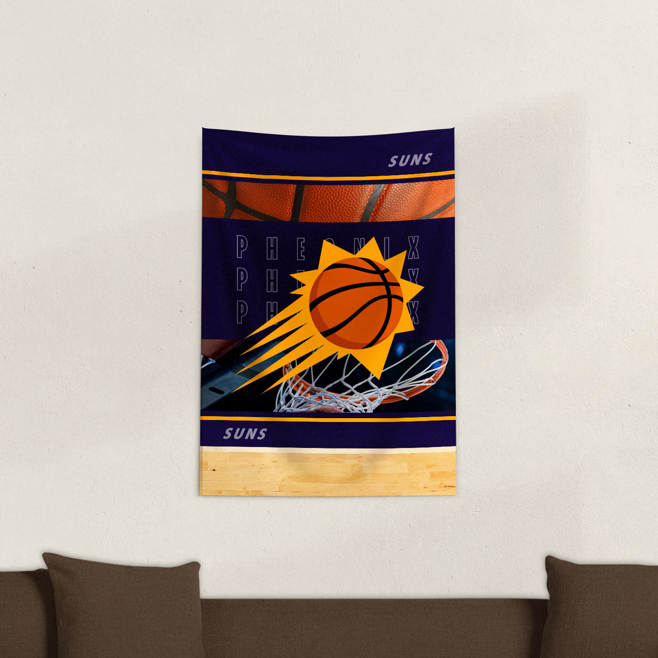 Phoenix Suns Wall Hanging Tapestry Lifestyle