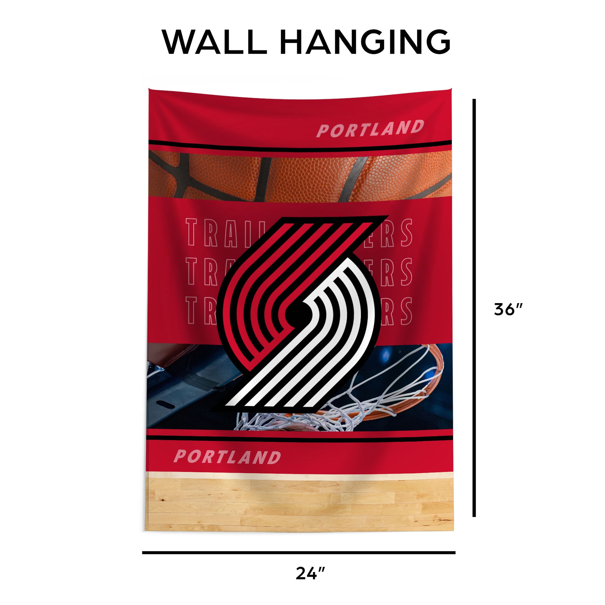 Portland Trail Blazers Wall Hanging Tapestry Dimensions