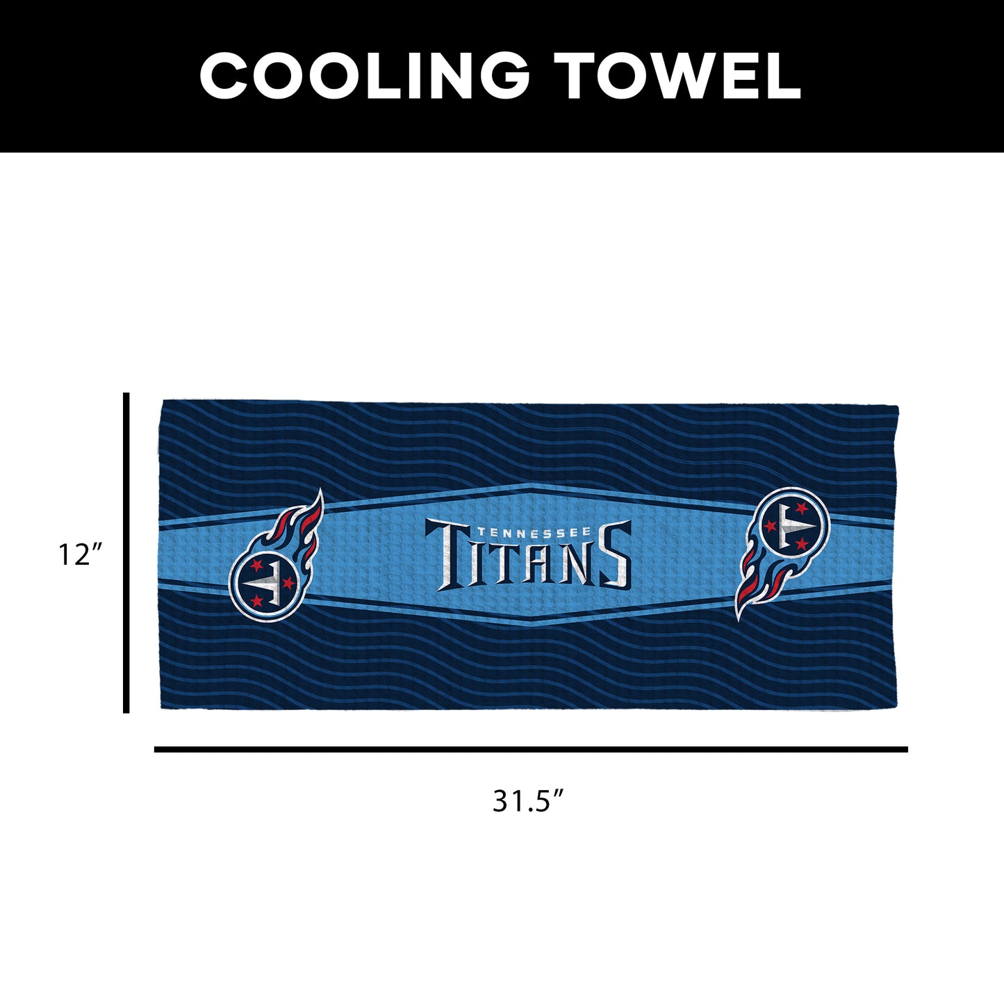 Tennessee Titans Sweat Absorbing Towel Dimensions