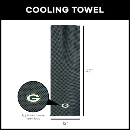 Green Bay Packers Cooling Workout Towel Dimensions
