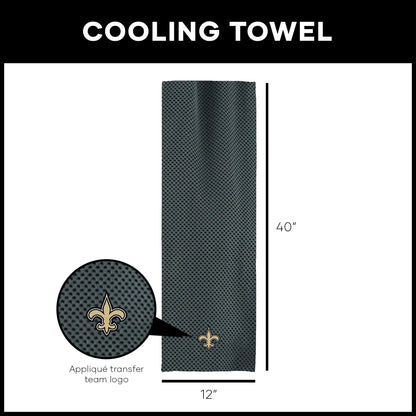 New Orleans Saints Cooling Workout Towel Dimensions