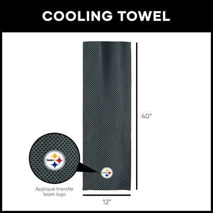 Pittsburgh Steelers Cooling Workout Towel Dimensions